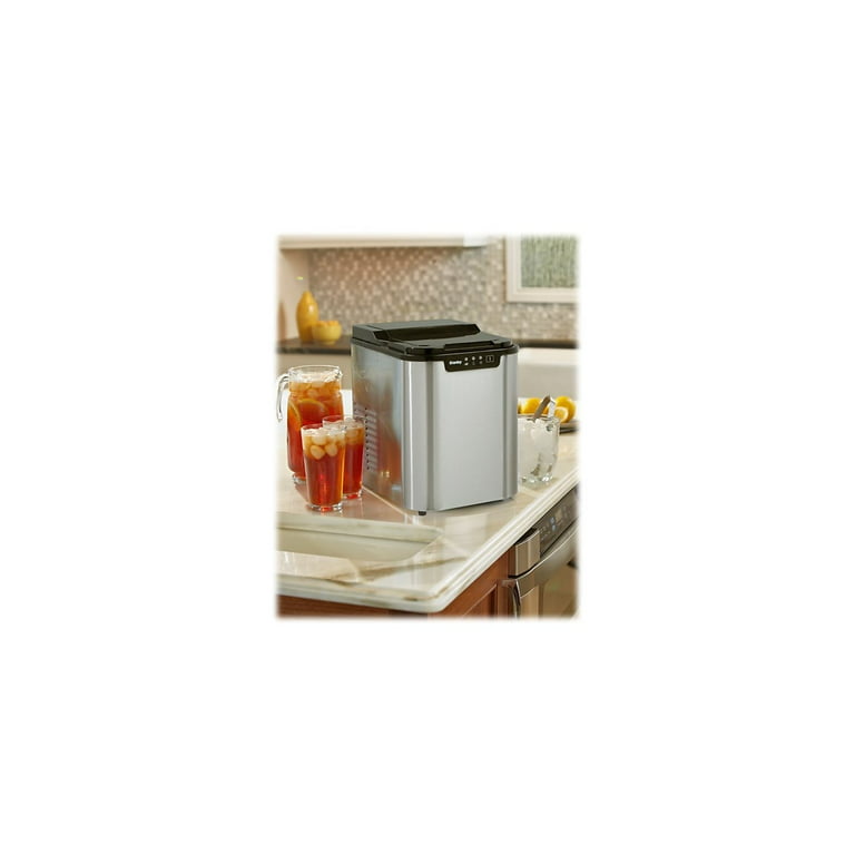 Danby 25 lbs. Countertop Ice Maker in Stainless Steel