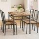 thumbnail image 2 of Yeshouse Mesa de comedor para 4, mesa de cocina rectangular con 4 sillas de madera para 4, 2 of 8