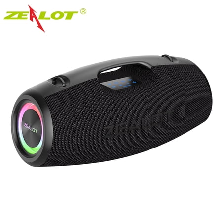 ZEALOT S78 Portable Wireless Speaker Powerful Subwoofer Stereo Mp3 Playback with BT 5.2 Technology Support AUX TF Card 100W Outdoor Wireless Speaker Long Playtime Compact and Portable Perfect for