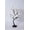 White, variant on Rose Flower Table Tree Light 24 LED Desk Top Bonsai Lighted Tree USB Battery Operated Table Lamp for Home Party Decor Artificial Silk Rose Tree with Adjustable Branches Warm White Nightstand Decor