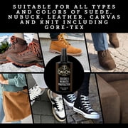 Suede & Nubuck Protector Spray (8 oz), Water-repellent and Stain Repellent for Shoes, Boots, Leather, Canvas, Gore-Tex