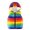 Multicolor, variant on Baby Boys Girls Hooded Sweater Vest Jacket Toddler Kids Baby Grils Boys Sleeveless Strip Rainbow Hooded Warm Waistcoat Tops 12-18 Months