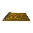 thumbnail image 2 of Ahgly Company Indoor Round Persian Yellow Traditional Area Rugs, 7' Round, 2 of 4