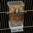 thumbnail image 4 of Caja Contenedora Automática Para Alimentación De Semillas, Alimentador De Loros, Jaula Para Pájaros Y Mascotas, 2 Uds. Sunnimix Comedero para pájaros, 4 of 8