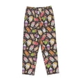 thumbnail image 4 of Balery Milk Tea print Women's Pajama Pants,Ultra Lightweight Pjs,Lounge Pant-Small, 4 of 9