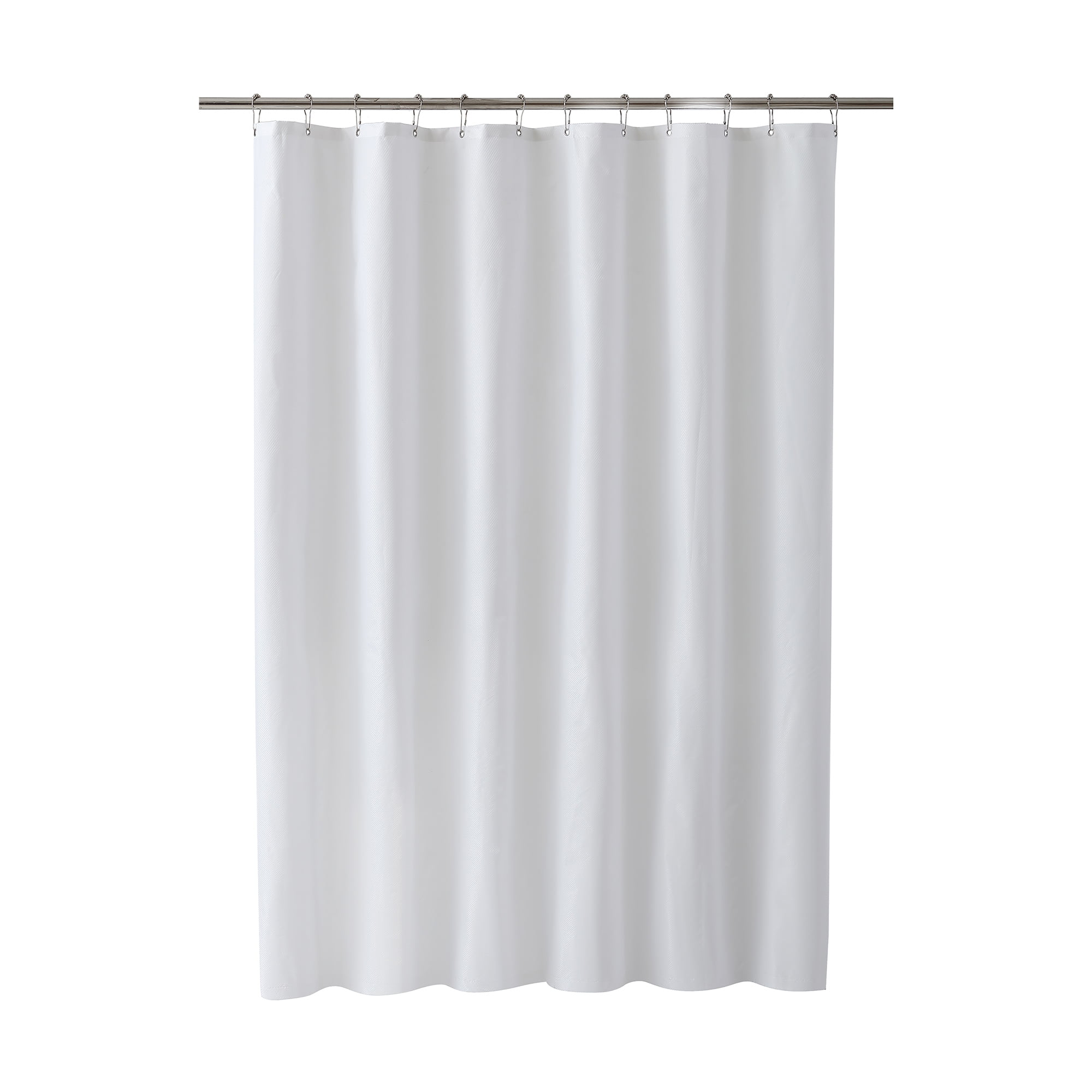 Clorox Waterproof Fabric Shower Curtain, White - Walmart.com