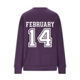 thumbnail image 6 of Vetsdori Womens Valentine Sweatshirts Pullover Valentine's Days Shirts Crew Neck Graphic, Gifts for Girlfriend Holiday Sweatshirts for Women, 6 of 6