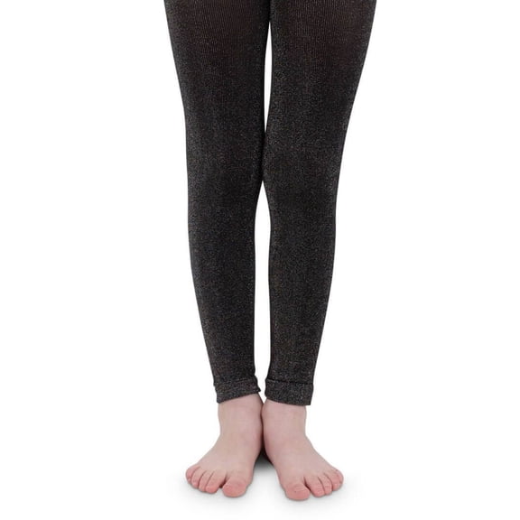 Jefferies Socks Girls Sparkle Diamond Bling Footless Legging Tights 1 Pack