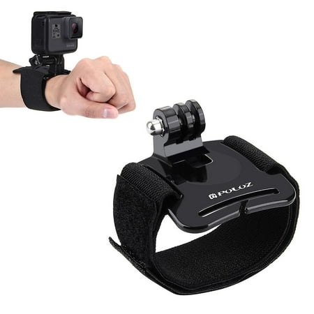 PULUZ O Shape Cycling Bike Mount Bicycle Clip Holder Action Camera Handlebar Mount Clamp For Gopro Hero5 4 3 3 2 1 Color Black