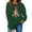 #02Green, variant on Women's Christmas Sweatshirts Xmas Printed Shirts Pullover Winter Sweaters Tops Long Sleeve Crew Neck Blouses Casual Holiday Christmas Clothing