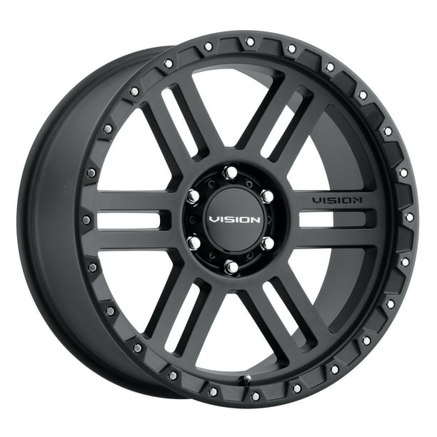 17" Vision Off Road 354 Manx 2 Satin Black Wheel 17x9 6x135 +12mm Truck
