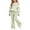 Green, variant on Cethrio Girls Outfit Sets 2 Piece, Printed Long Sleeve Fashion Spring Fall Girls' Clothing Sets Size 7-8 T Coffee