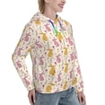 thumbnail image 6 of Wukai Yellow Pueple Rabbit Print Womens Hoodies Fleece Sweatshirts Long Sleeve Sweaters Pullover Fall Outfits Winter Clothes-Small, 6 of 7