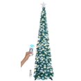 thumbnail image 1 of Árbol de Navidad SINTENILL desplegable de 6 pies con temporizador, luces y adornos, 1 of 9