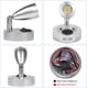 thumbnail image 5 of Foco de tubo flexible - Modelo A -12V3w-60*96mm - color plata, 5 of 5