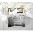 thumbnail image 4 of Ensemble de Literie Terrain de Basket Grunge Noir et Blanc, 4 of 4