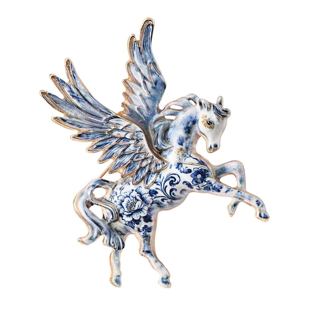 Broche de aleación con temática de caballos, con cristales incrustados, esmalte y perlas de imitación, insignia de cuento de hadas, accesorios artísticos.