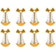 thumbnail image 1 of Estacas para tienda de campaña de espina de pescado con gancho de cuerda de resorte, Kit tensor ajustador para acampar en plataforma de madera, 1 of 5