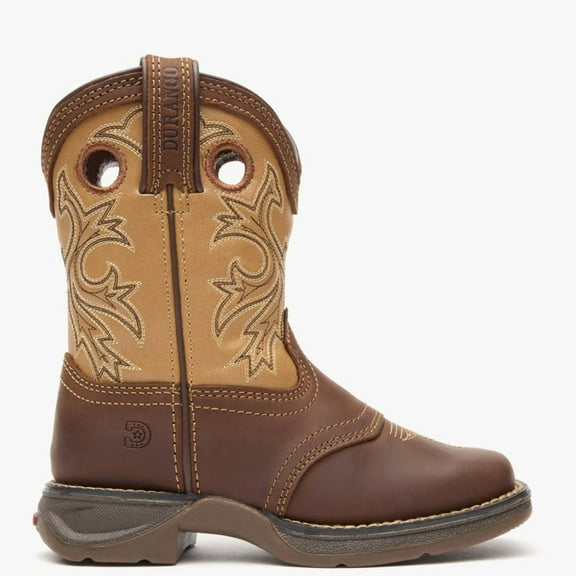 Lil’ Durango Little Kids’ Brown Tan Western Boot