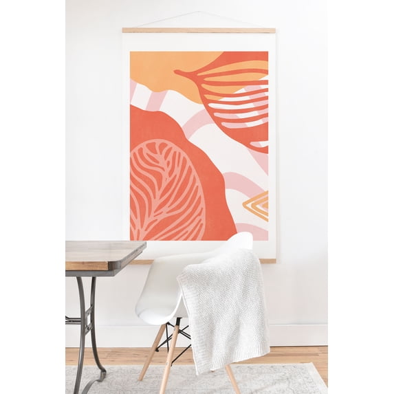 Society6 SunshineCanteen Just Peachy Art Print & Hanger 8" x 10"