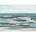 thumbnail image 2 of Vess, June Erica 14x12 White Modern Wood Framed Museum Art Print Titled - Gentle Surf II, 2 of 4