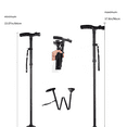 QXWREL Walking Cane with Light for Men & Women, Folding Walking Stick