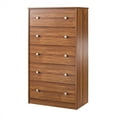 thumbnail image 3 of Home Square 2-Piece Set with 5 Drawer Dresser and Nightstand in Brown Oak, 3 of 18