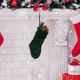 thumbnail image 1 of Xihbxyly Calcetines Navideños Tejidos, Bolsa de Regalo para Dulces Festivos, Adorno Reutilizable para Árbol, Regalo de Inauguración de La Casa, Decoración para Fiestas Navideñas, Tamaño de 37 Cm, Paq, 1 of 6
