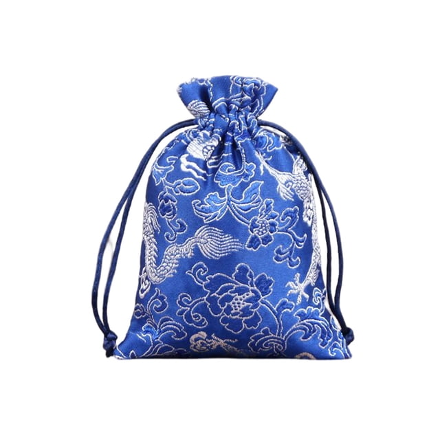Minnieouse Bolsita bordada con cordón, bolsa de almacenamiento para embalaje de joyería, hogar, dormitorio, sala de estar, ventana colgante, colgante Ropa, zapatos y accesorios Miscelánea Azul Minnieouse AP017962-03