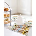 thumbnail image 4 of Sunflowers Dog Kitchen Dish Towels for Drying Dishes Set of 2, Spring Watercolor Floral Stars Grey Plaid Waffle Weave Microfiber Hand Tea Bathroom Towels Quick Dry & Absorbent Towel 12x12, 4 of 7
