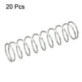 thumbnail image 2 of Unique Bargains 11mmx0.9mmx40mm 304 Stainless Steel Compression Spring 11N Load Capacity 20 pcs, 2 of 5