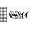 thumbnail image 2 of Imperfect Dust 32x18 White Modern Wood Framed Museum Art Print Titled - Its the Most Wonderful Time, 2 of 4