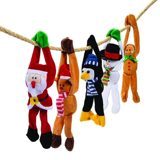 Christmas Hanging Plush Characters Holiday Stuffed Toys