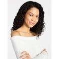 thumbnail image 4 of No Boundaries Pointelle Off-The-Shoulder Pullover Sweater, Lightweight, Women's XXS-XXL, 4 of 6