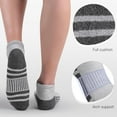 thumbnail image 3 of CAILDANL Felicigeely Ankle Athletic Running Socks Low Cut Sports Socks Breathable Cushioned Tab Socks for Men Women 6 Pairs, 3 of 7