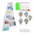 thumbnail image 1 of , Llaveros de diamantes de imitación, Llaveros con forma de cono de helado DIY, Colorfast y Antiwear Decoración del hogar Adultos para nios Regalo de NavidadArtAndCraft Fyydes Descripción de la referencia, 1 of 6