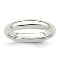 thumbnail image 6 of 925 Sterling Silver 4mm Comfort Fit Band Ring Size 12, 6 of 6