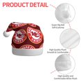 thumbnail image 4 of Gorros navideños personalizados para adultos del equipo de fútbol KC Chiefss, gorros de decoración navideña, gorros de regalo navideño, 4 of 7