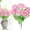 Pink, variant on Nallwabiu 6 Heads Artificial Silk Rose Bouquet, Realistic Cloth Rose Flowers, Faux Rose Arrangement for Wedding, Home Decor, Bridal & Table Centerpiece Decoration