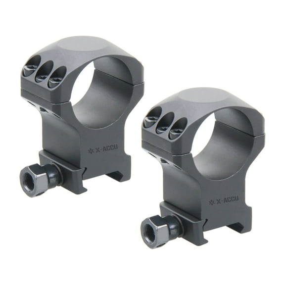 Vector Optics X-Accu 30mm Picatinny Rings, 1.5in, High Profile, Chorme