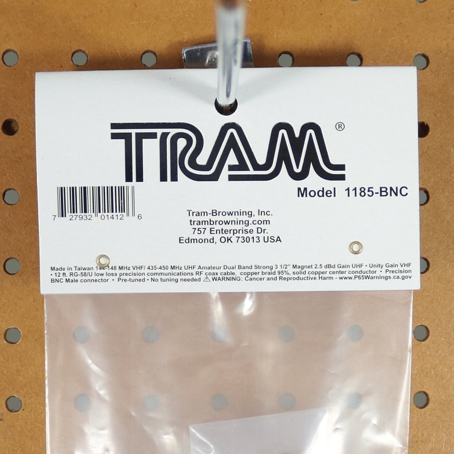 Tram Amateur Dual-Band Magnet Antenna with BNC-Male Connector
