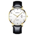 thumbnail image 4 of Resicozy Men Watch Quartz Waterproof Wristwatch with Leather Band Casual Simple Fashion Mens Watches Gift, 4 of 4