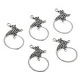 thumbnail image 1 of 5 uds pendientes de accesorios para el cabello de mujeres antiguas colgantes collar de suministro colgantes de moda DIY 28x38mm plata antigua, 1 of 7