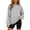 # Light Grey, variant on TEMOFON Womens Sweatshirts Fleece Lined Long Sleeve Shirts for Fall Tops Crew Neck Winter Clothes Fleece Lined Loose Fitting Tops for Women Brown L