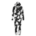 thumbnail image 4 of AGWOLF Halloween Ghost Pajamas for Family Matching Sets Long Sleeve Zipper Jumpsuits Soft Hooded Sleepwear Family Matching Halloween Pjs Sets Mom XXL, 4 of 5