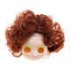 thumbnail image 1 of Accesorio de bricolaje para mini muñeca: licencia frontal de maquillaje sin globo ocular y cabellero grande para piezas personalizadas de 5 pulgadas Yotijar Blythe Doll Head, 1 of 6