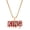 18K Gold Plated, variant on KING Pendant Necklace for Men – Stainless Steel Iced Out Dripping Letter Pendant with CZ Diamonds – Hip Hop Bling Chain, Durable, Fade-Resistant, Urban Streetwear Jewelry (Silver, King Drip)