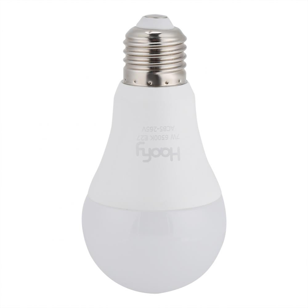 Mgaxyff Dusk to Dawn Light Bulb, EECOO 7W Smart Sensor LED Bulbs Built