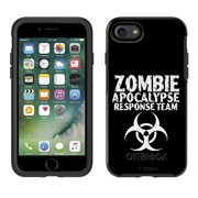 SKIN DECAL FOR Otterbox Symmetry Apple iPhone 7 Case - Zombie Apocalypse Response Team Black DECAL, NOT A CASE