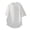 White, variant on Mens Shirts Summer Casual Tunic Tops Basic Notch Neck Solid Short Sleeve T-Shirt Vacation Beach Tee